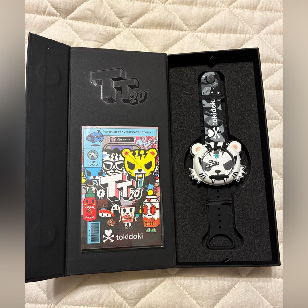 Tokidoki x toy Tokyo 20th anniversary watch with box and paperwork